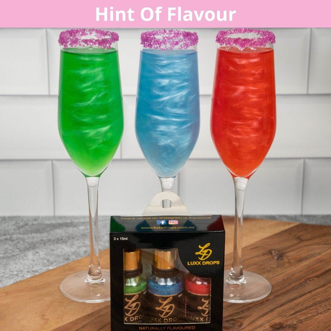 Cocktail Glitter Packs - All Natural Edible Glitter For Drinks